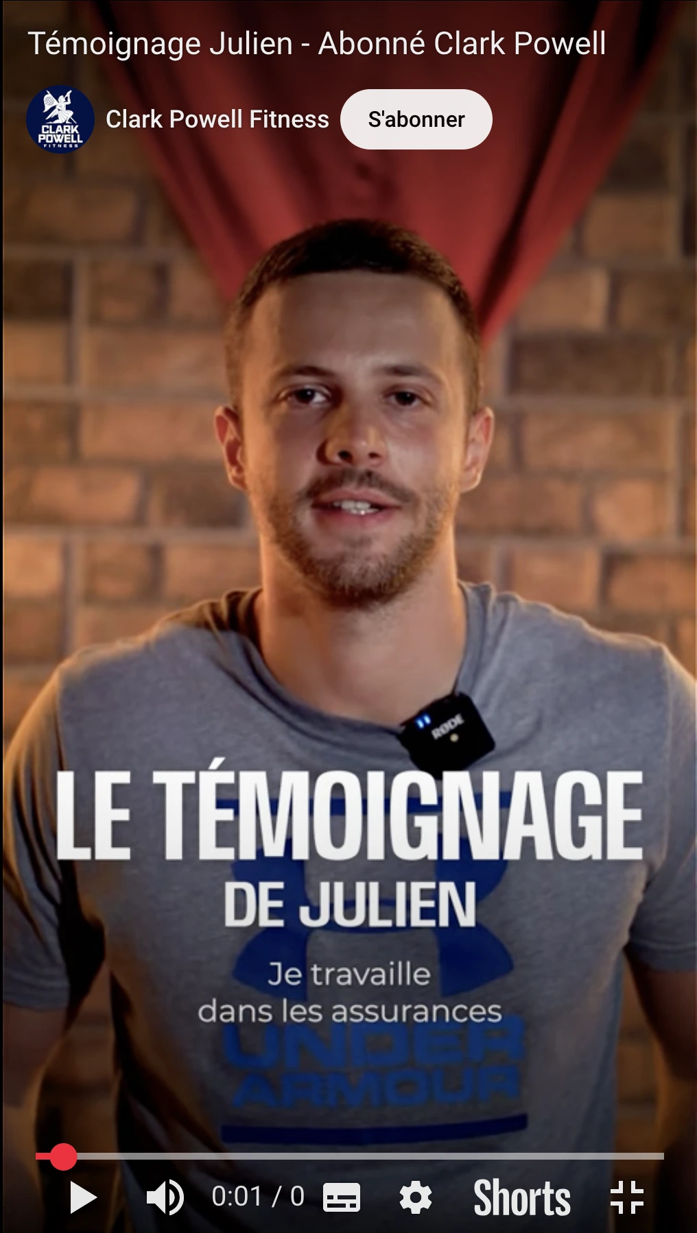 Témoignage vidéo
